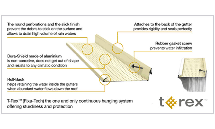 Gutter Clean System by Alu-Rex